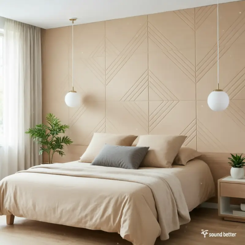 Panou acustic FELT sculptat în formă de diamant